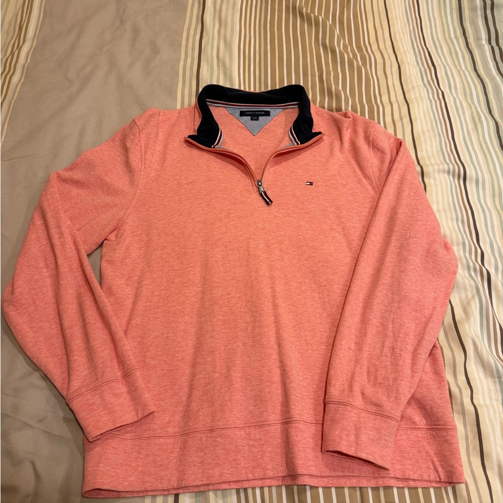 Tommy Hilfiger Coral Quarter-Zip Sweater
